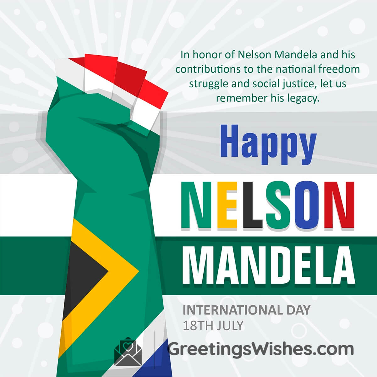 Nelson Mandela International Day Wishes