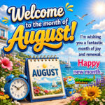 Welcome August Month Wishes