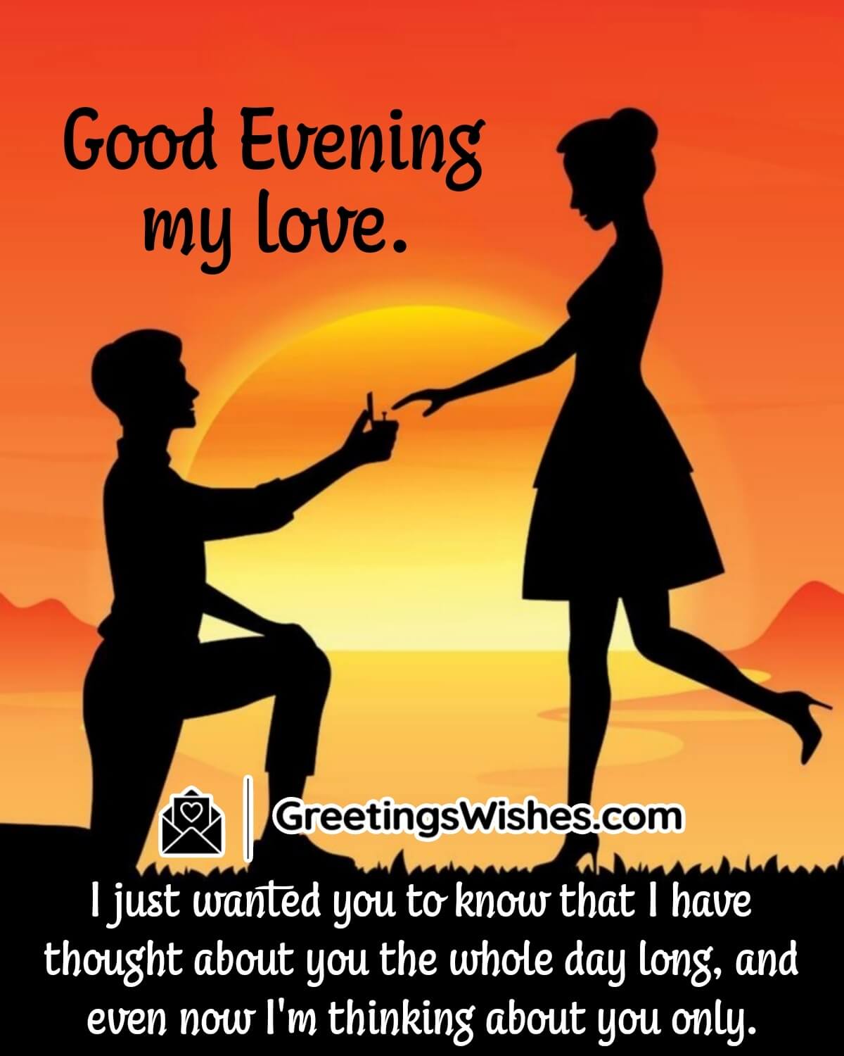 Good Evening Message For My Love
