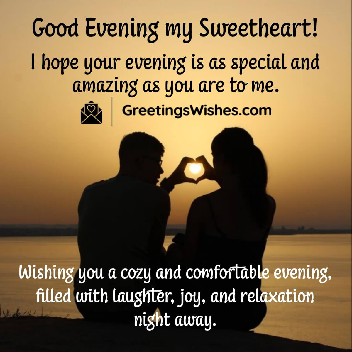 Good Evening Message To Sweetheart