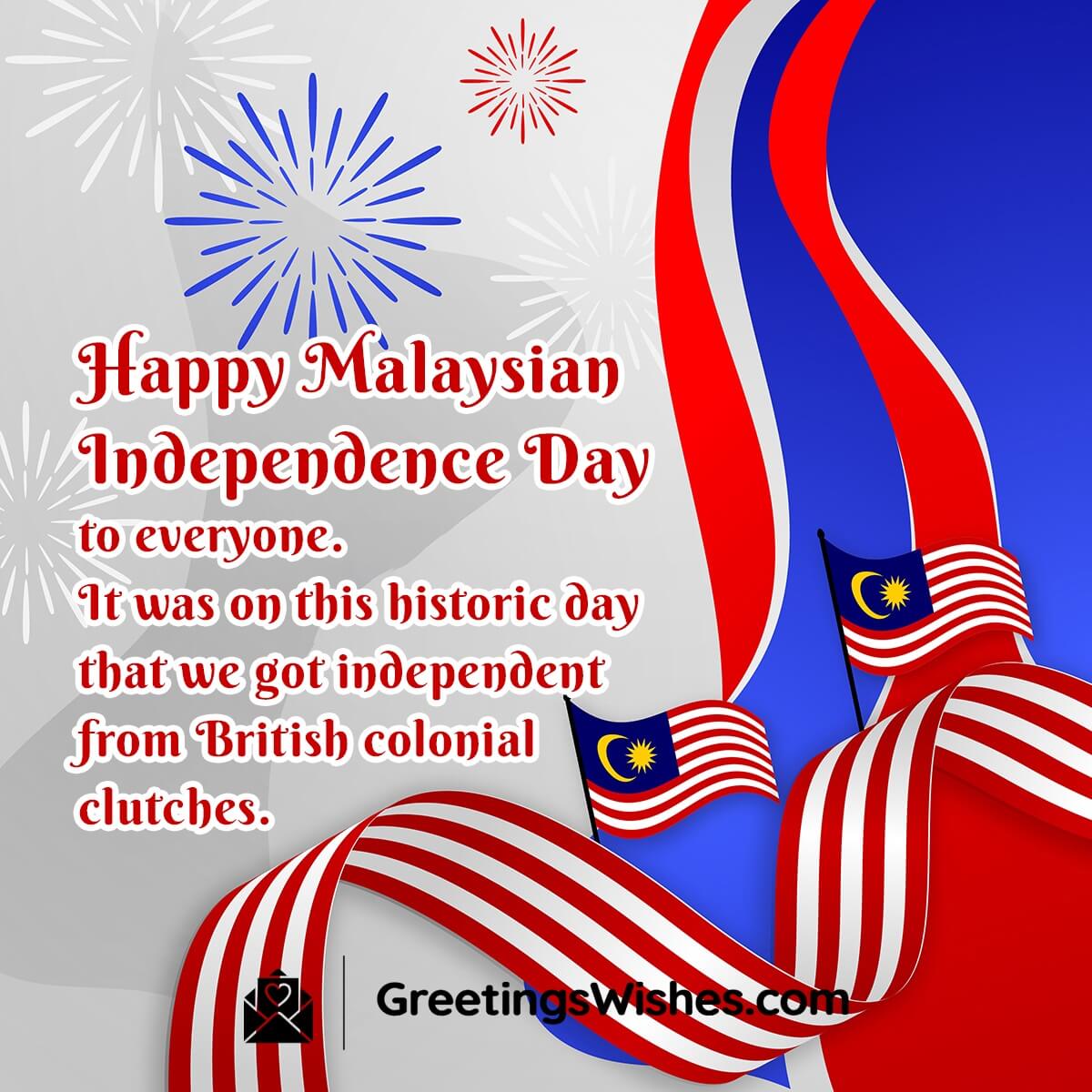 Malaysian Independence Day Messages