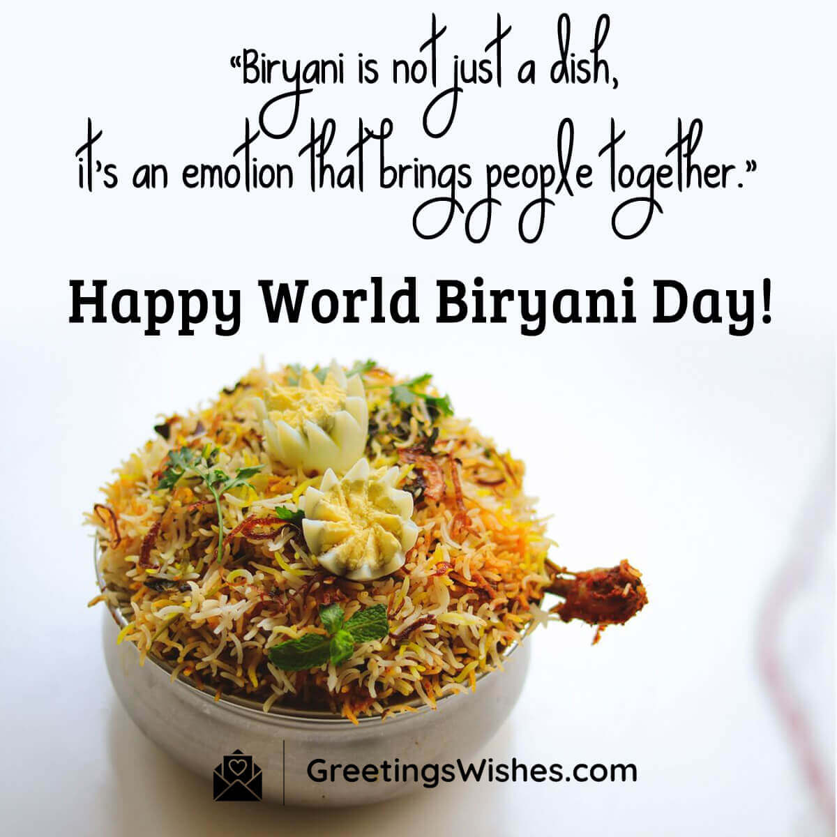 World Biryani Day (11th October)