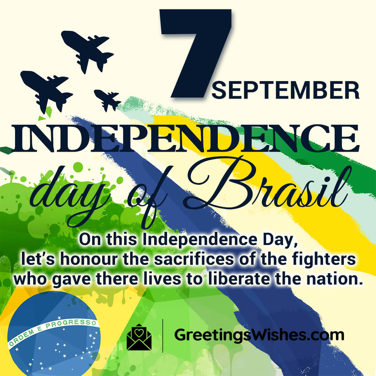 Brazil Independence Day Wishes Messages  (7th September)