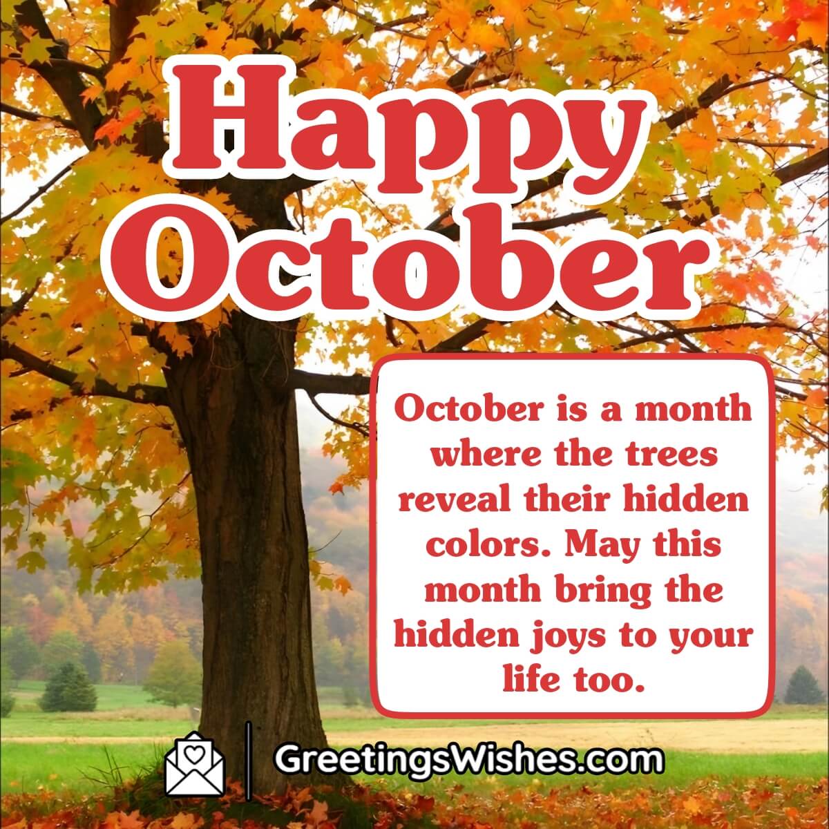 Happy October Greetings