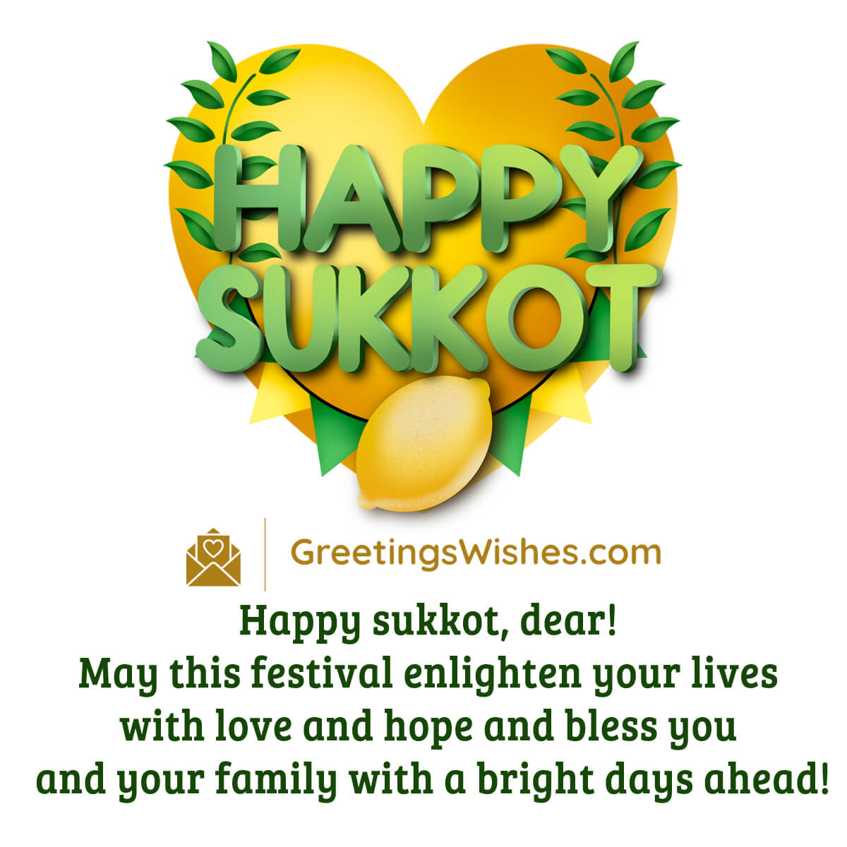 Happy Sukkot Wishes ( 29 September )