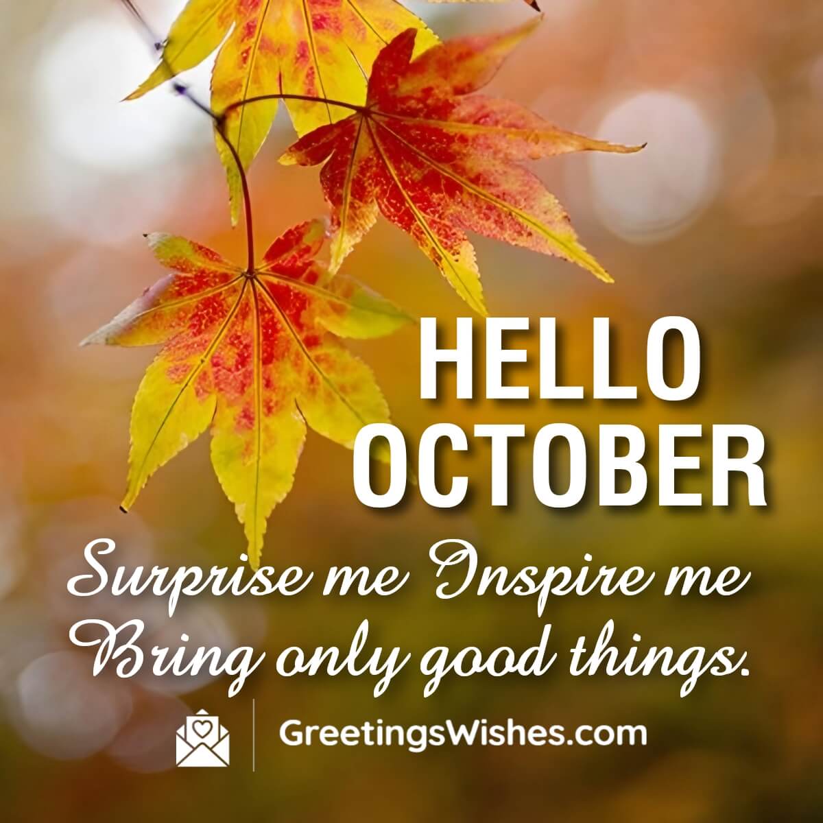 Hello October Status Image