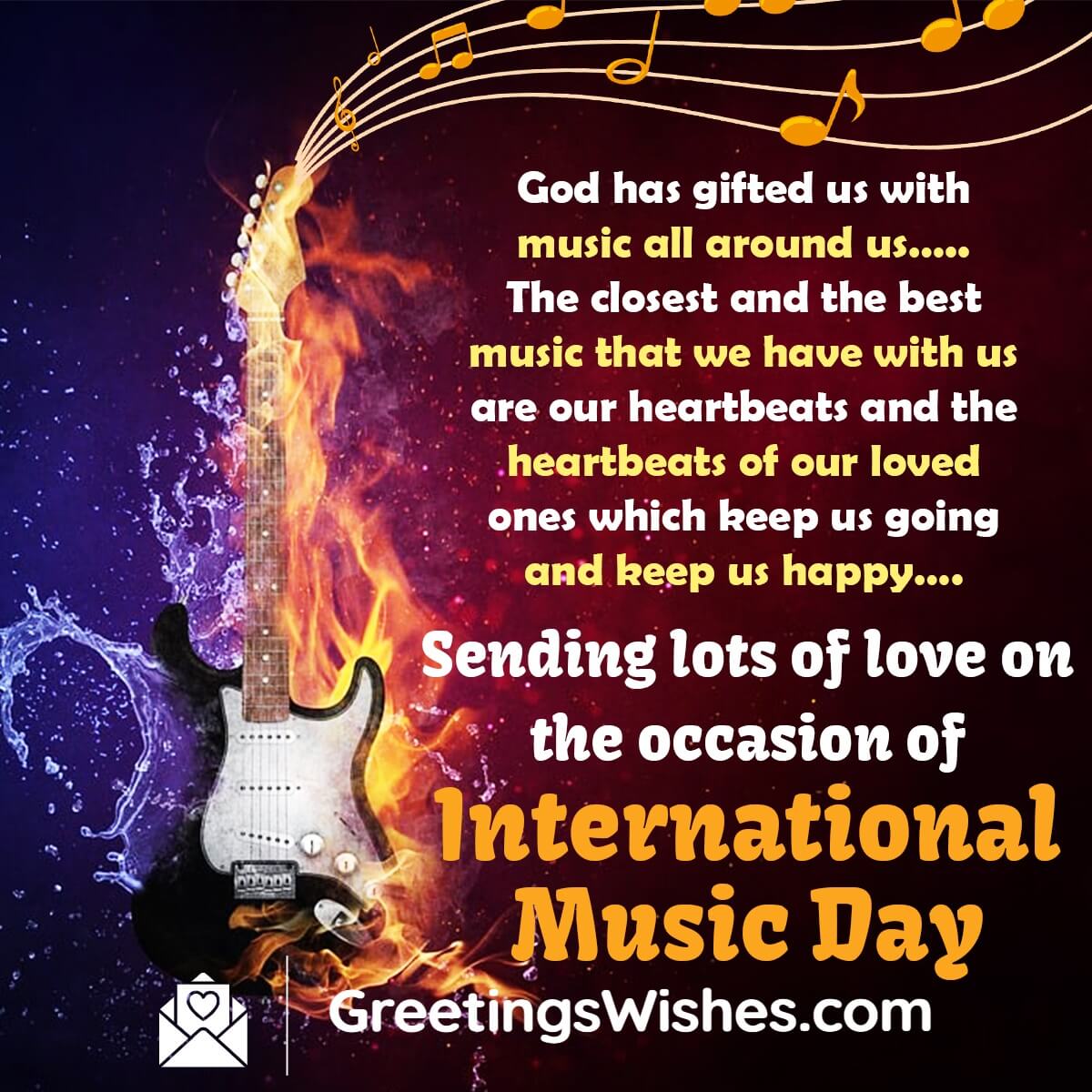 International Music Day Message