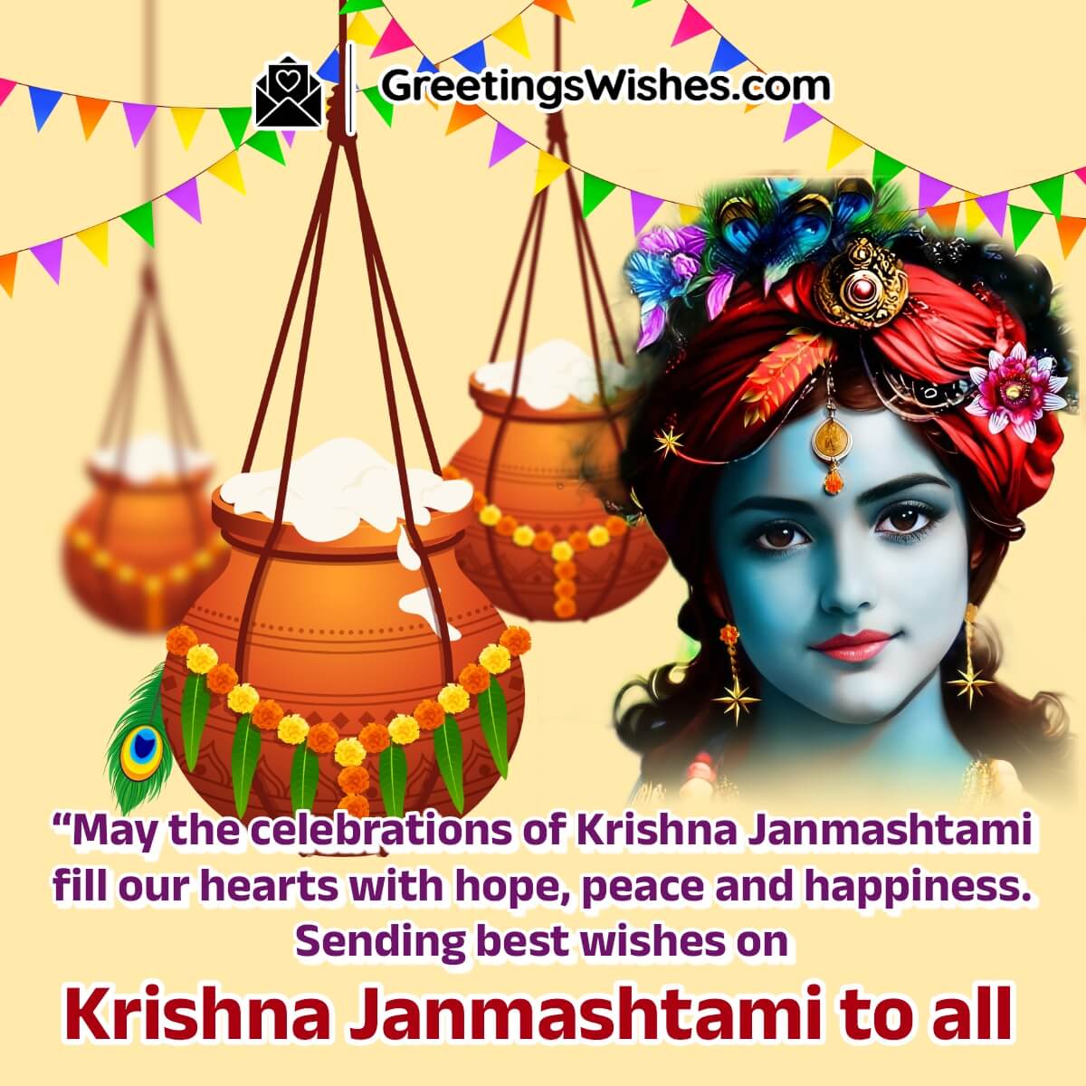 Krishna Janmashtami Wish Image