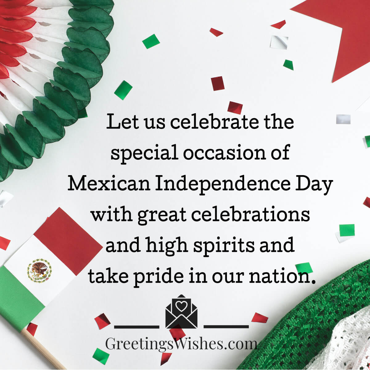 Mexican Independence Day Wishes (16th September)