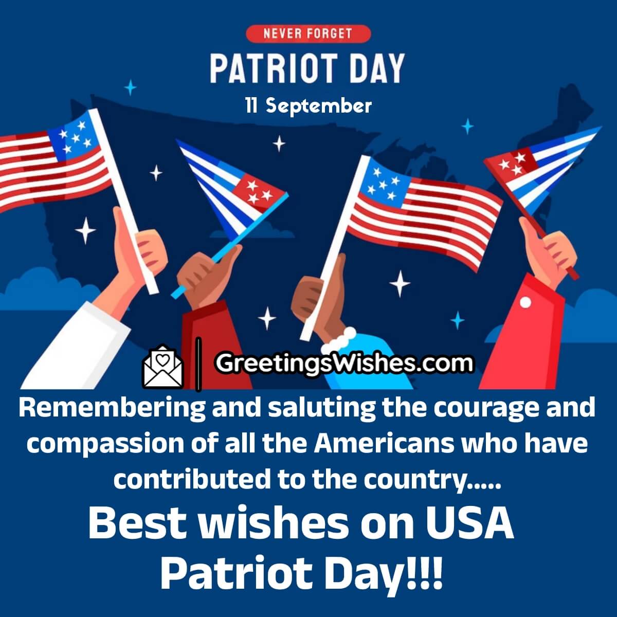 USA Patriot Day Messages Quotes ( 11 September )