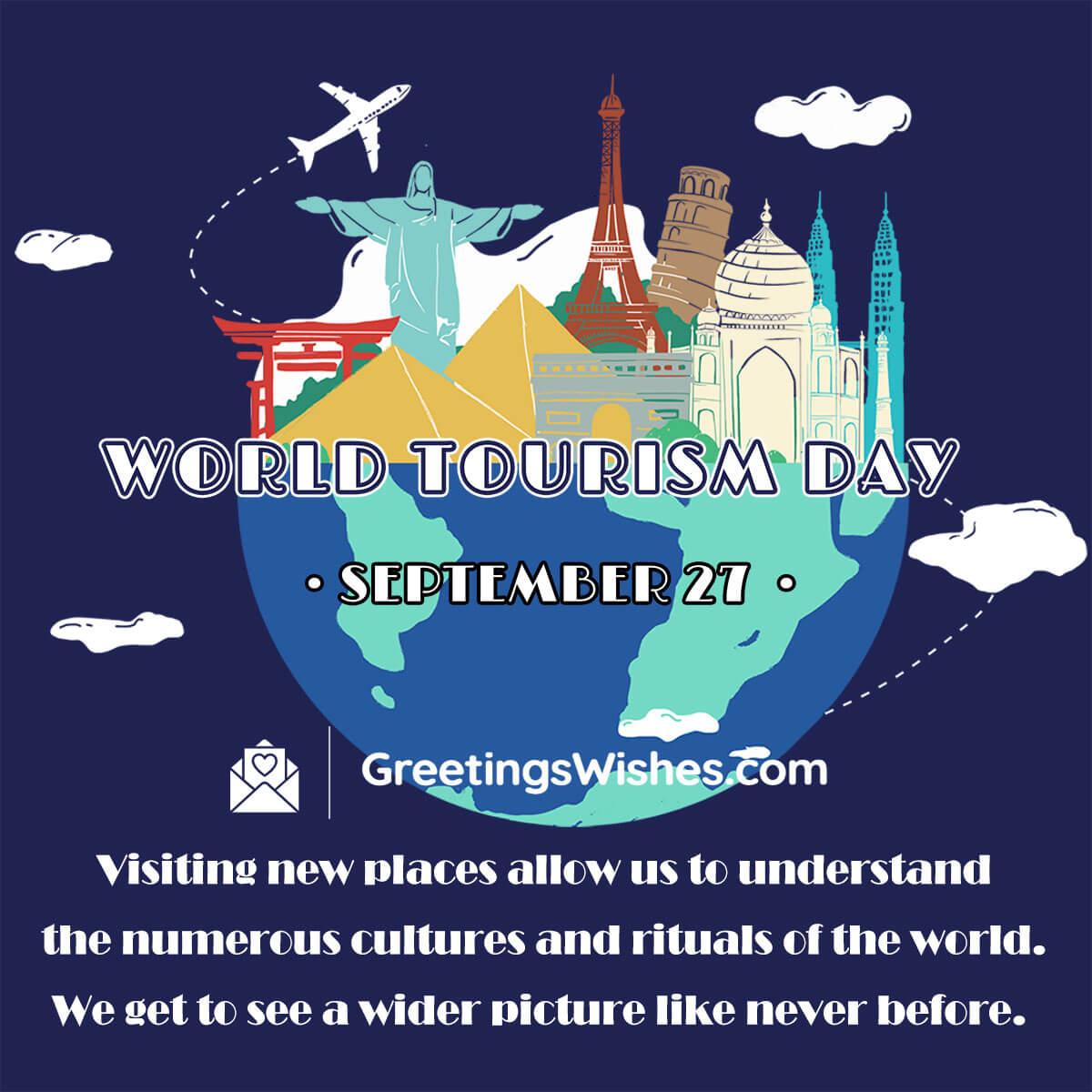 September 27 World Tourism Day Message