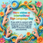 Sign Language Day Wishes