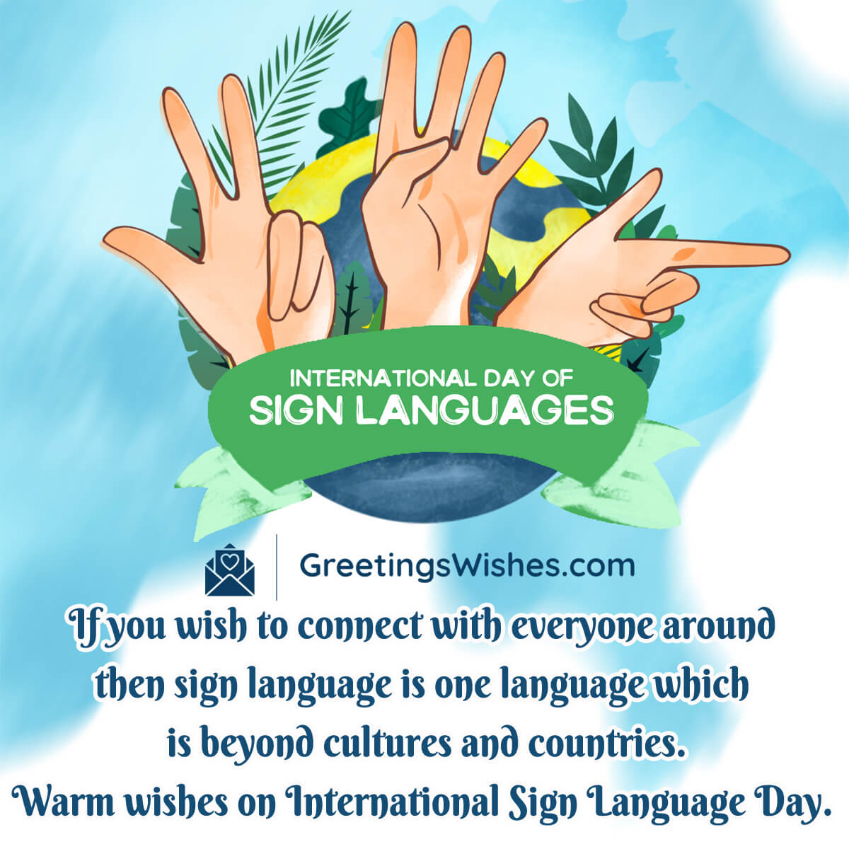 Sign Language Day Wishes
