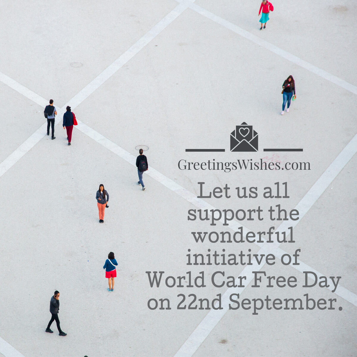 World Car Free Day Message