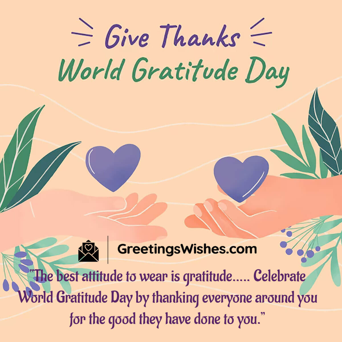 World Gratitude Day Message