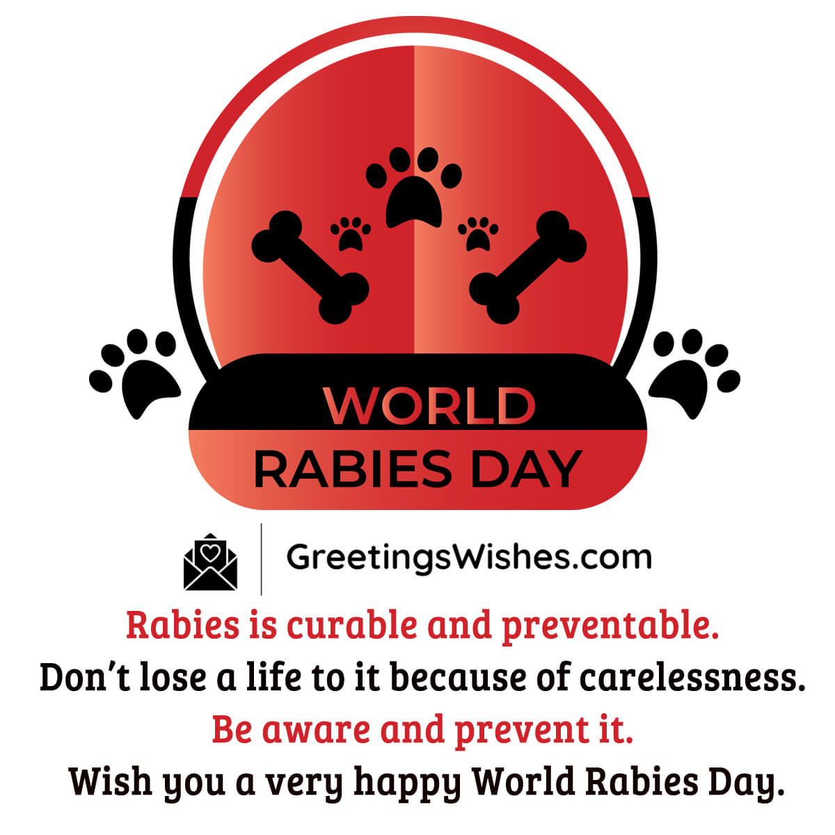 World Rabies Day Wishes (28th September)