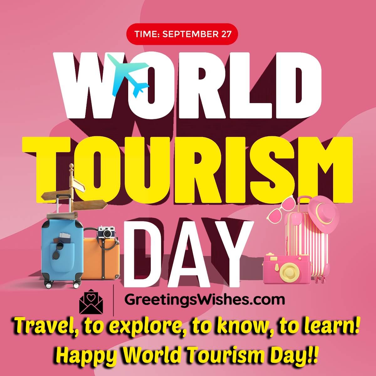 World Tourism Day Whatsapp Status
