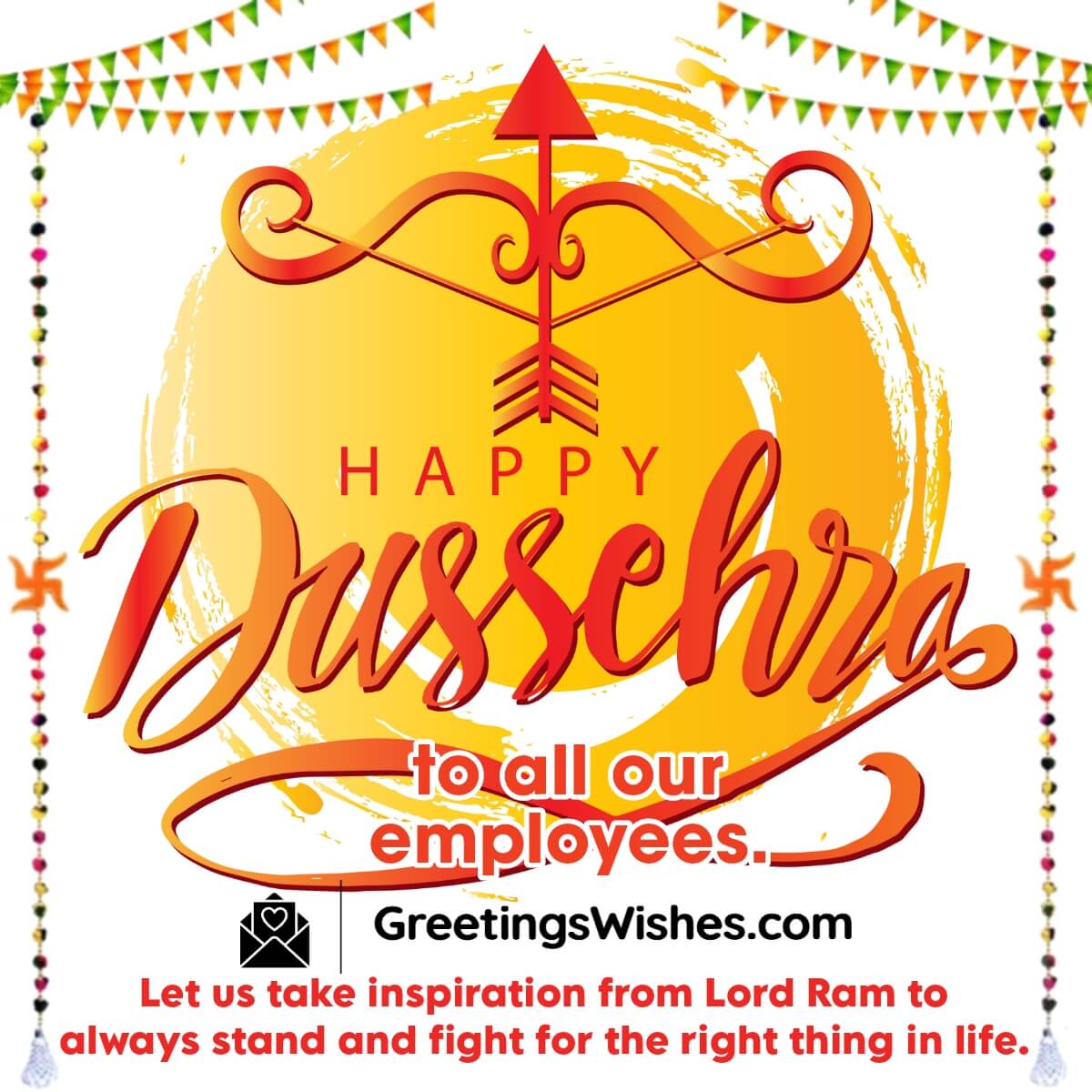 Happy Dussehra Wishes For Employees