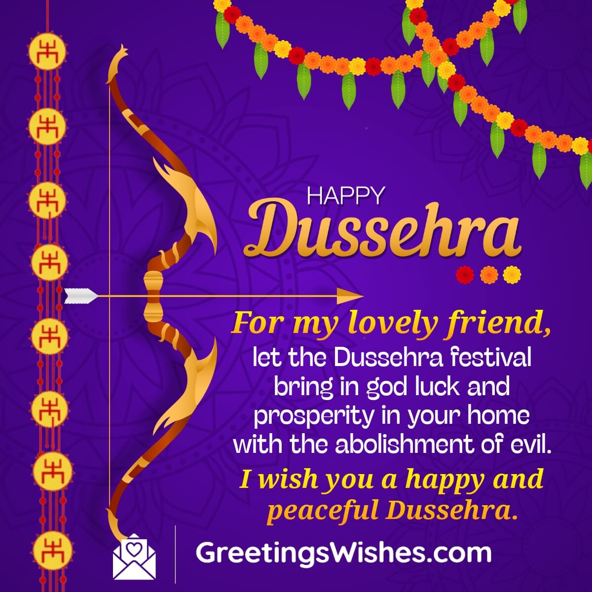 Happy Dussehra Wishes For Friends