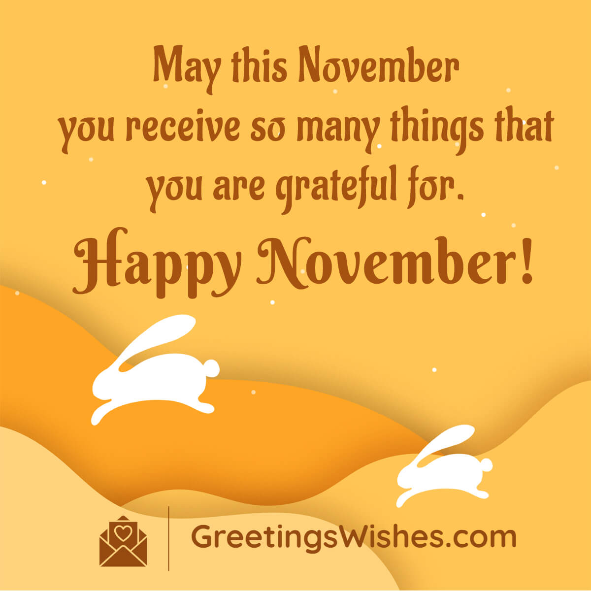 Happy November Month Greeting