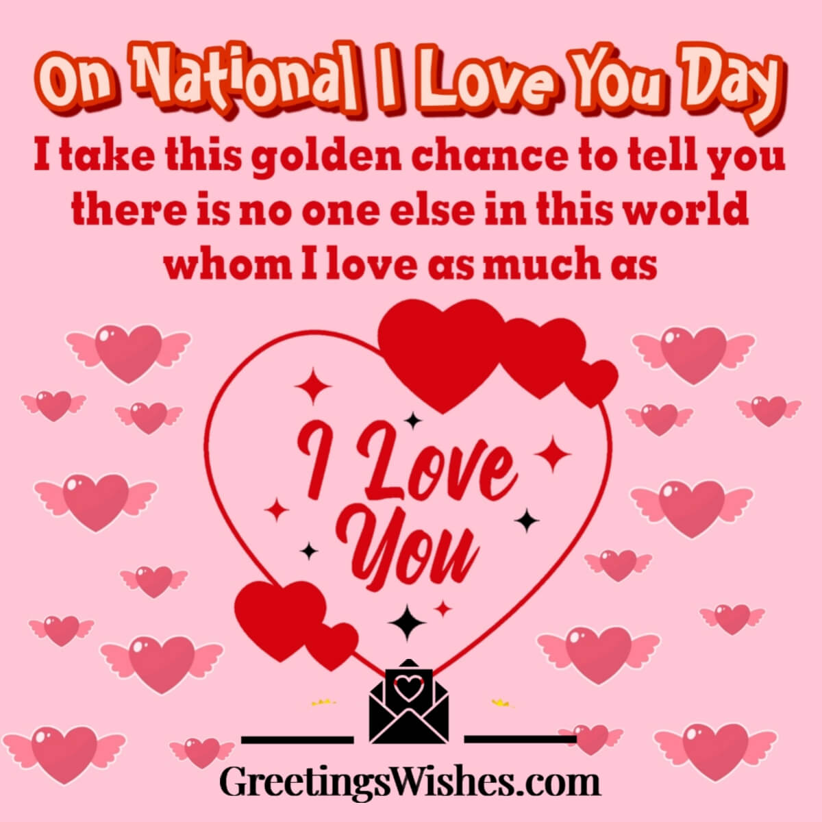 National I Love You Day Wishes