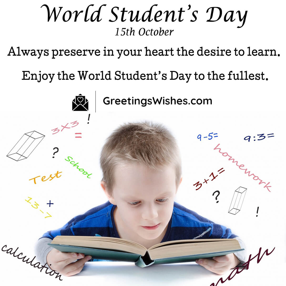 World Student’s Day Greetings