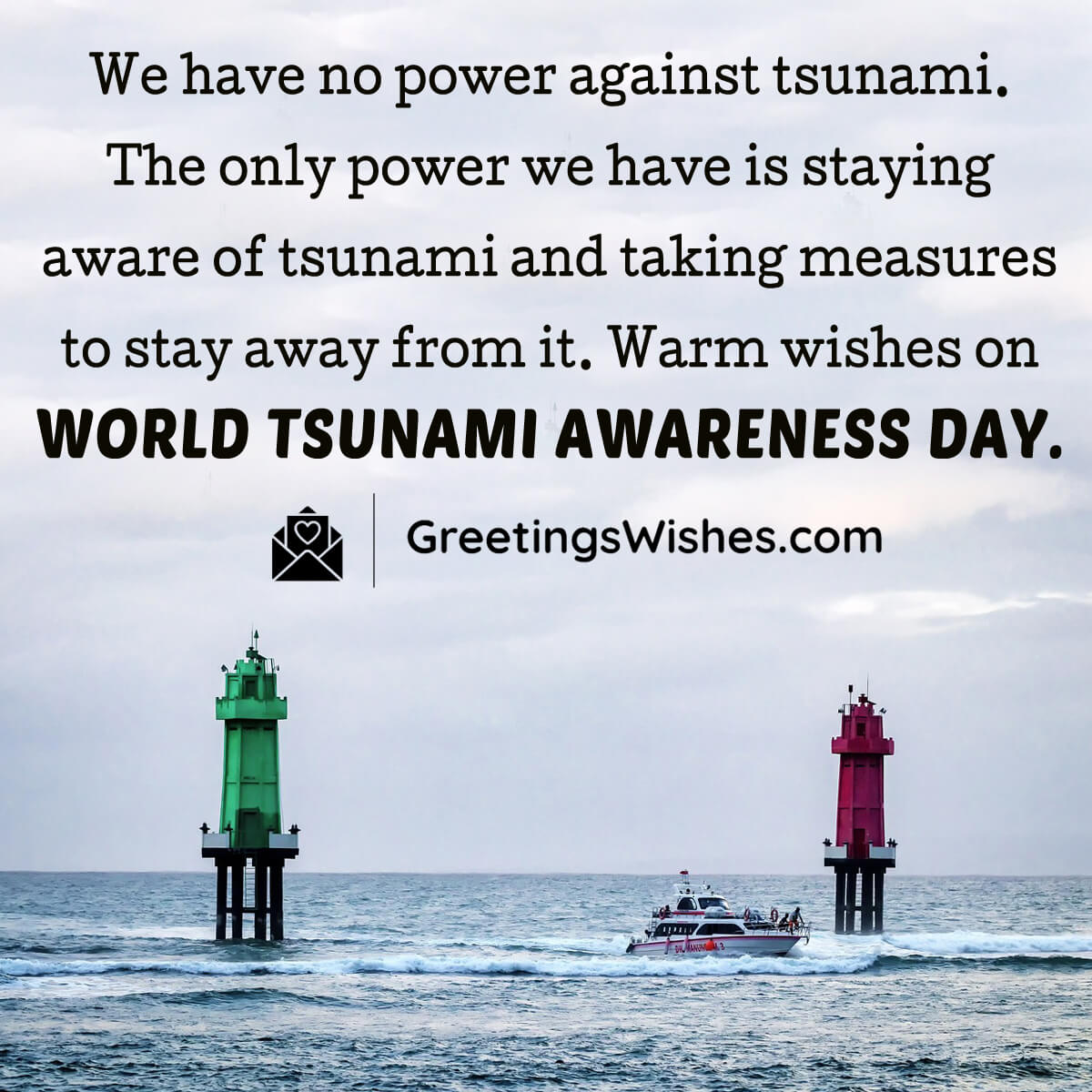 World Tsunami Awareness Day Greetings