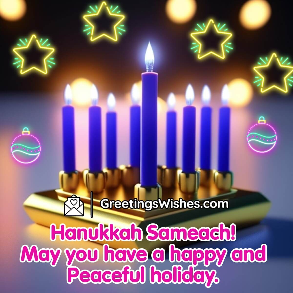 Happy Hanukkah Wishes (7-15th December)
