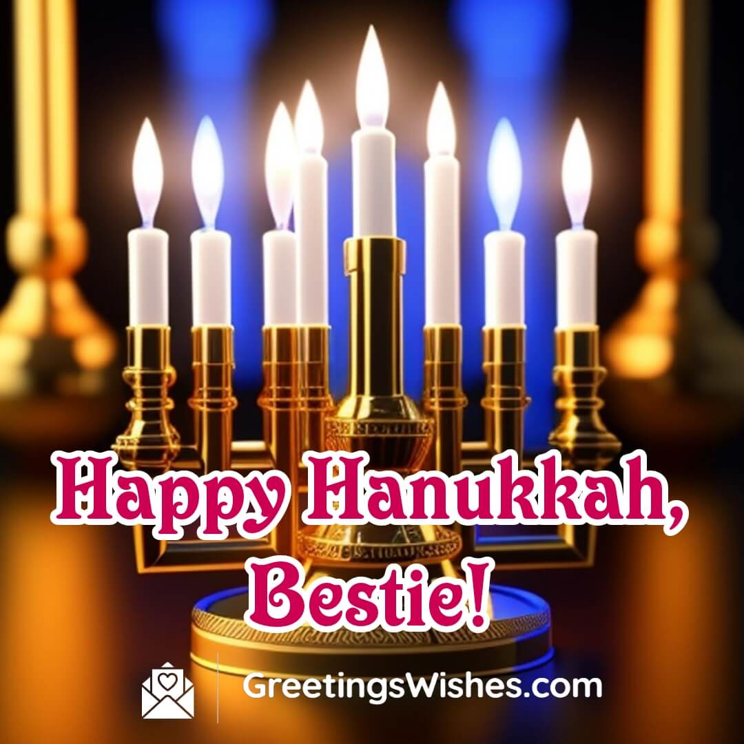 Happy Hanukkah Bestie!