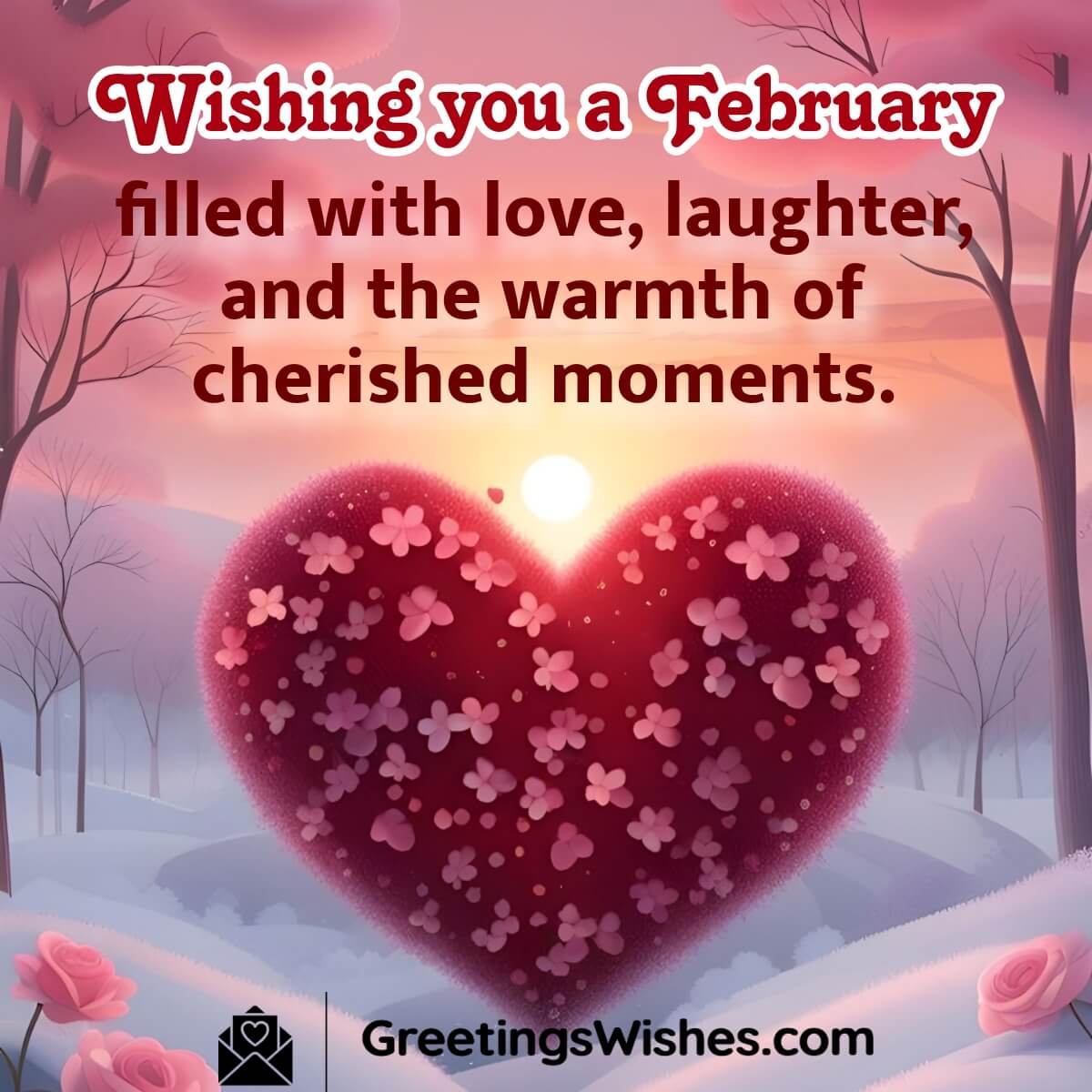 February Month Wish Image