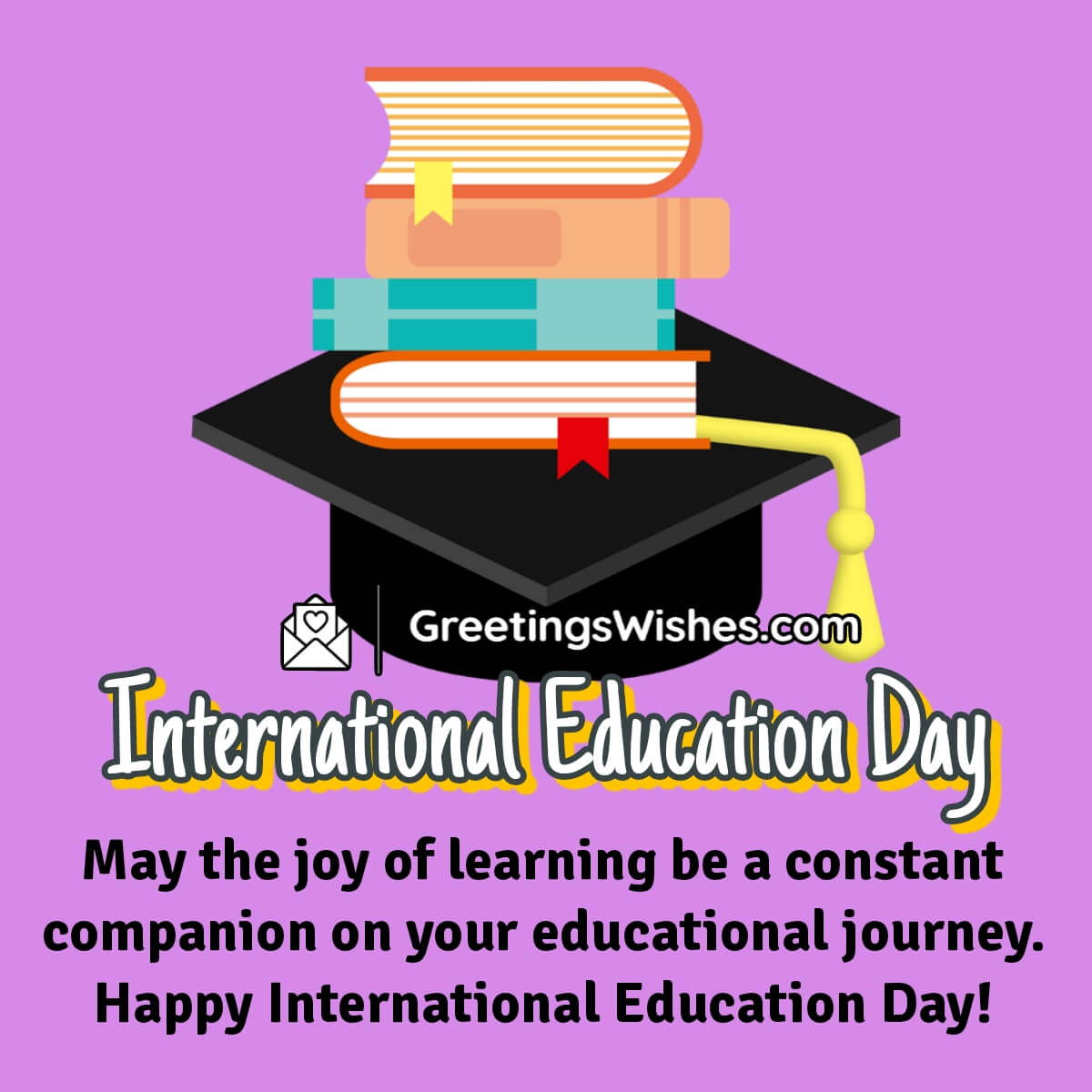 Happy International Education Day Wish Image