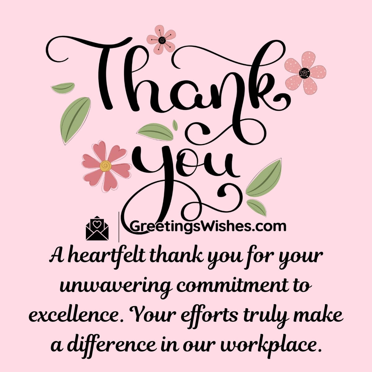 Heartfelt Thank You Message For Employee