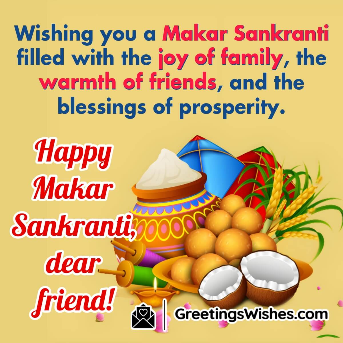 Makar Sankranti Wishes Messages For Friends