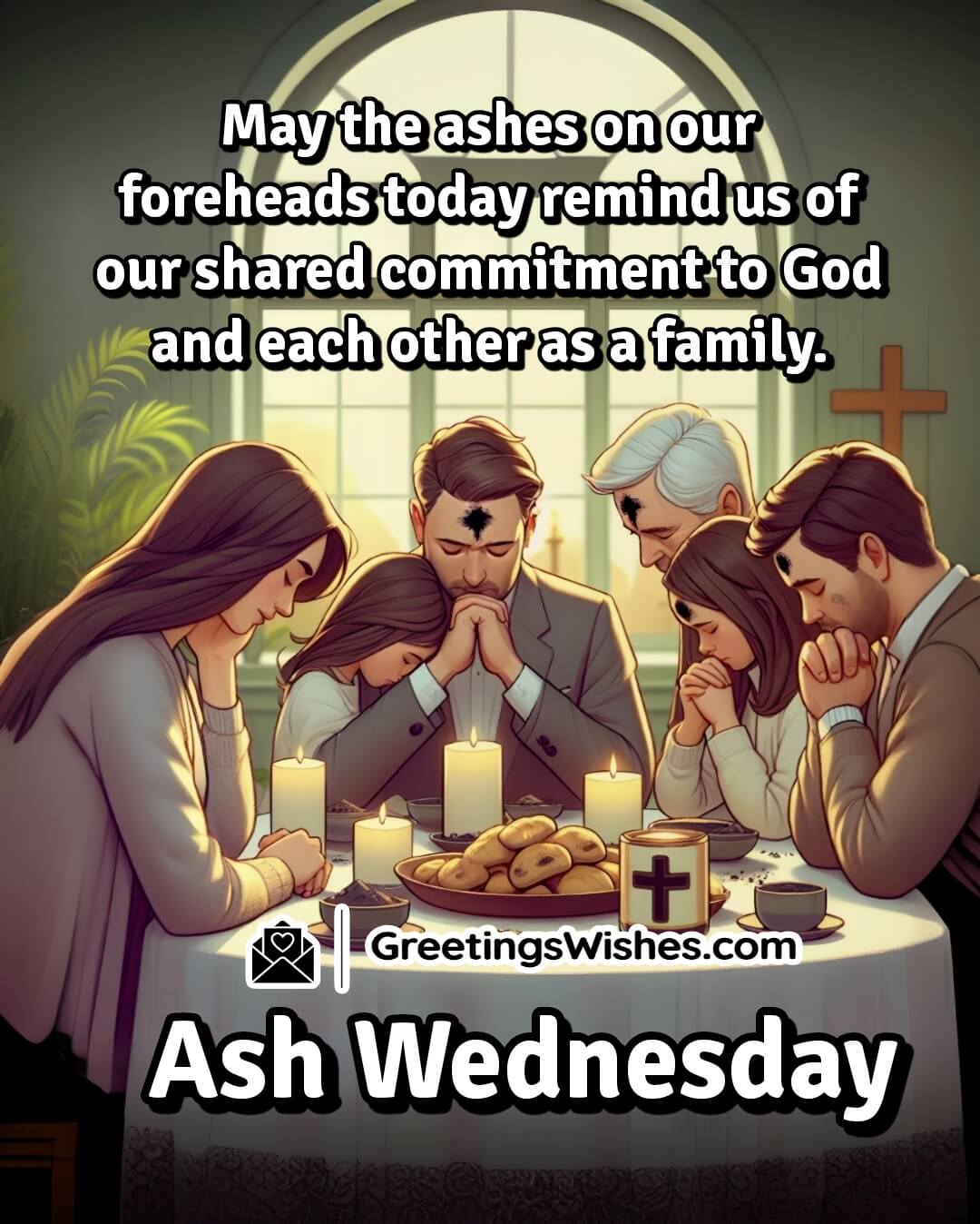 Ash Wednesday Wishes For Family