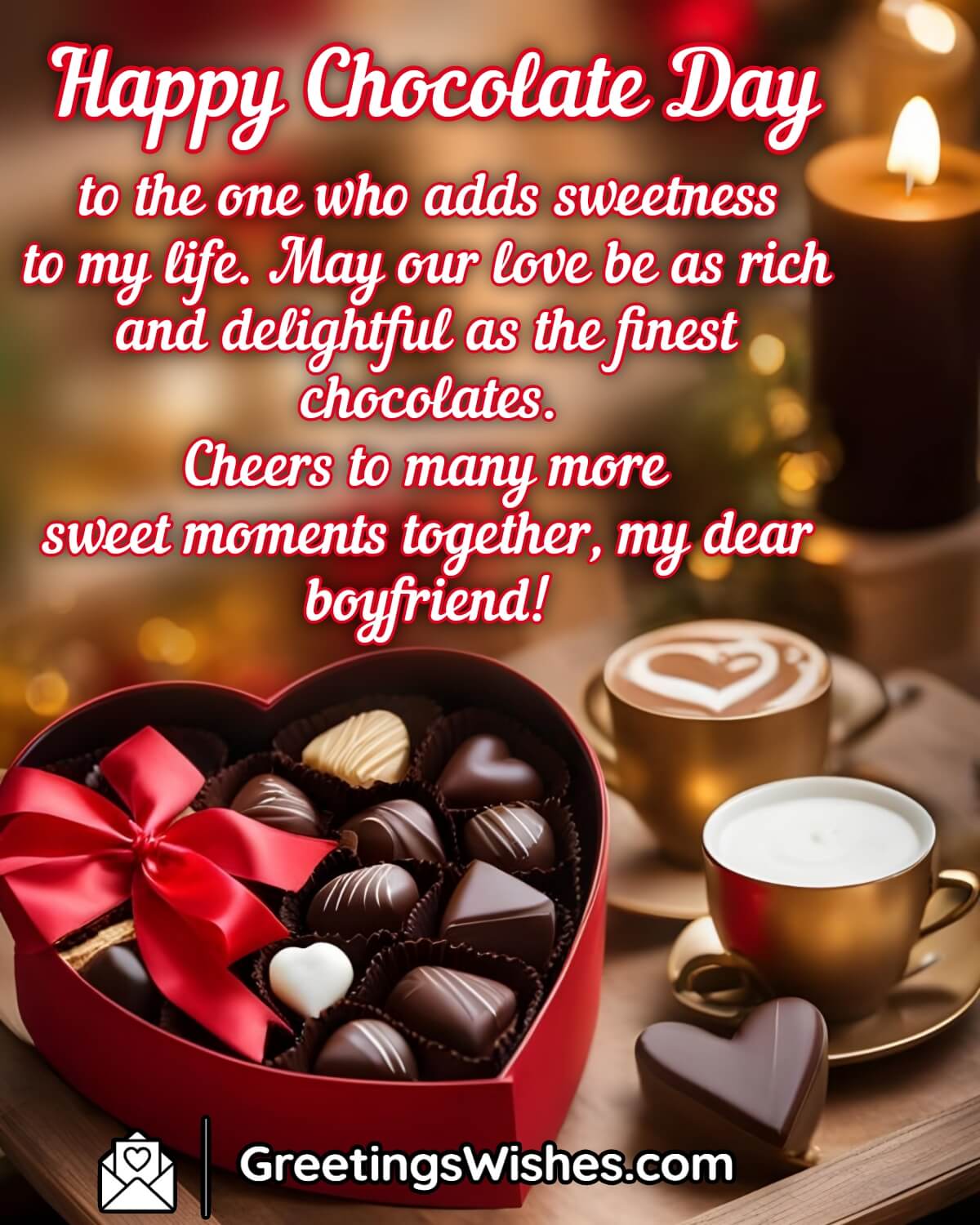 Chocolate Day Wishes For Boyfriend