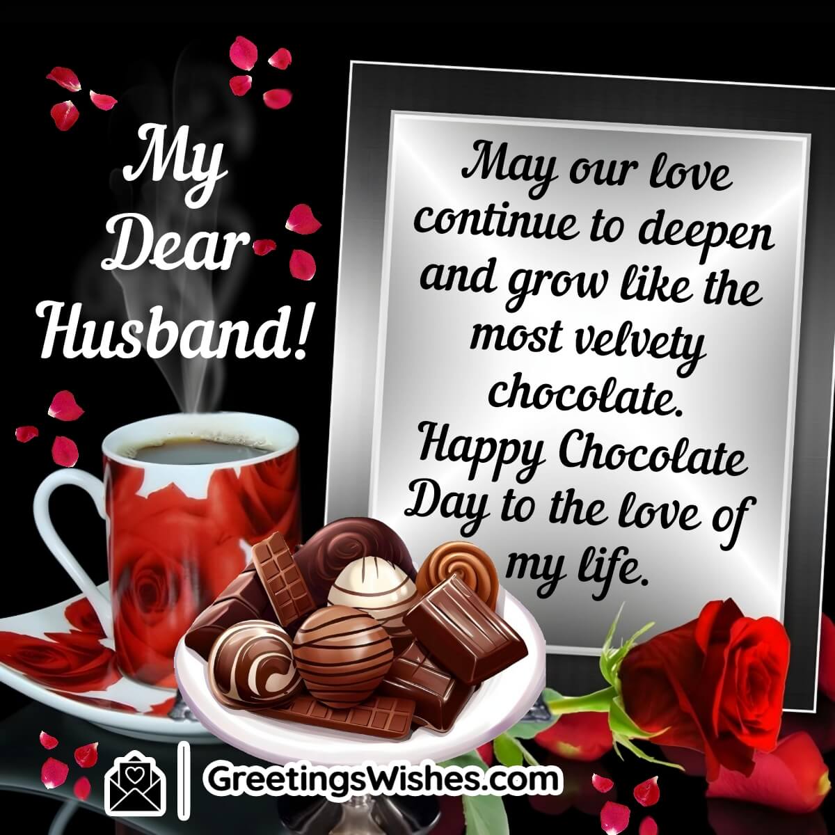 Chocolate Day Wishes For Husband