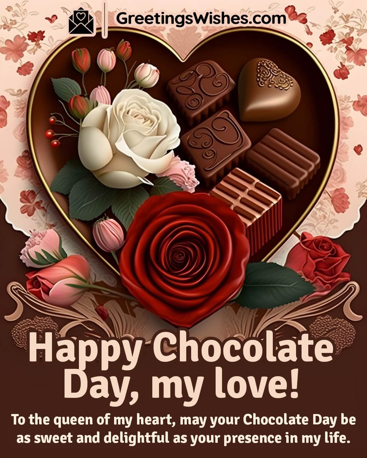Chocolate Day Wishes For Wife