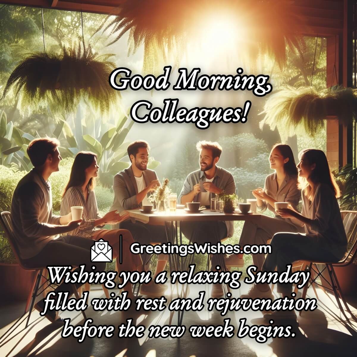 Good Morning Sunday Wish For Colleagues