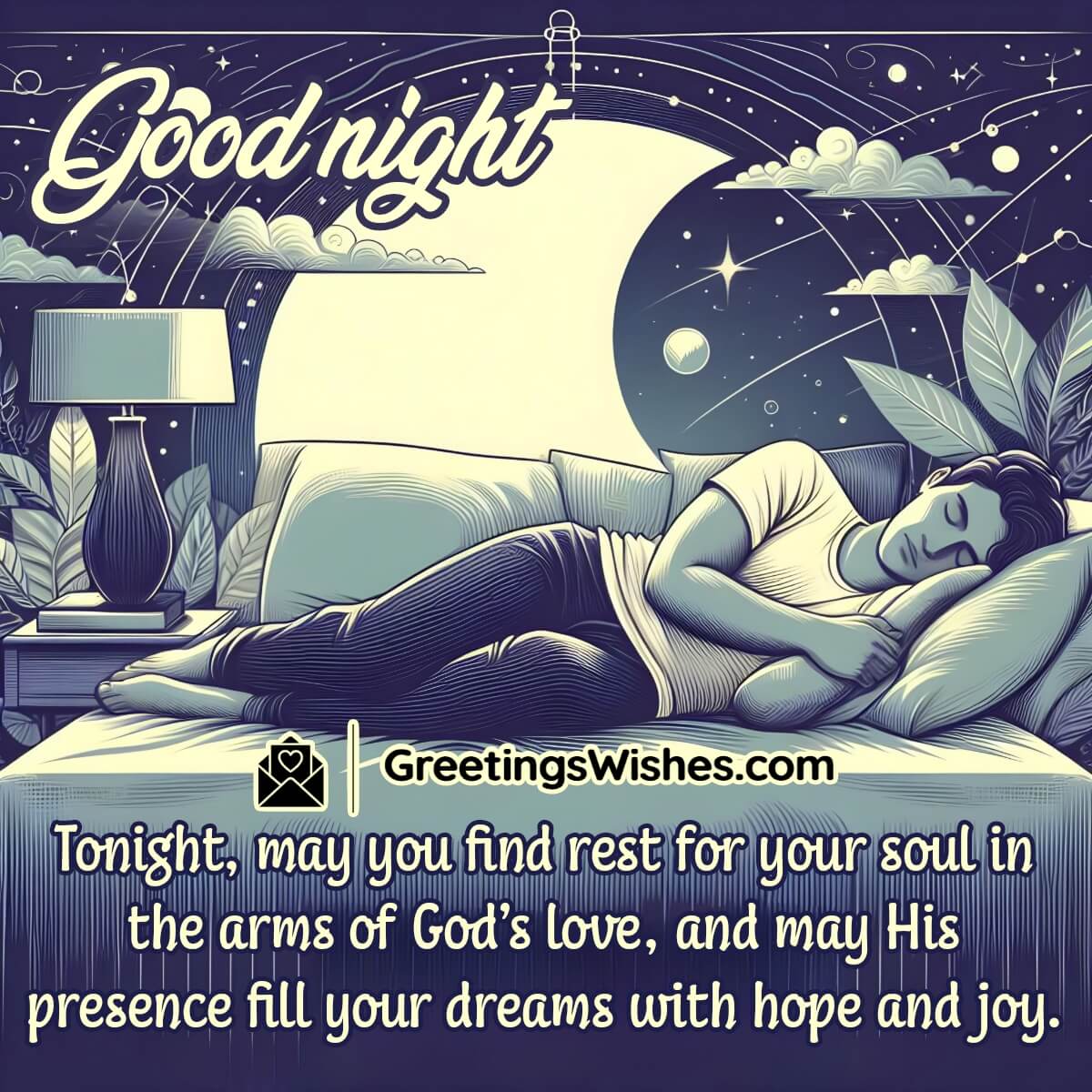 Good Night God's Love Wish