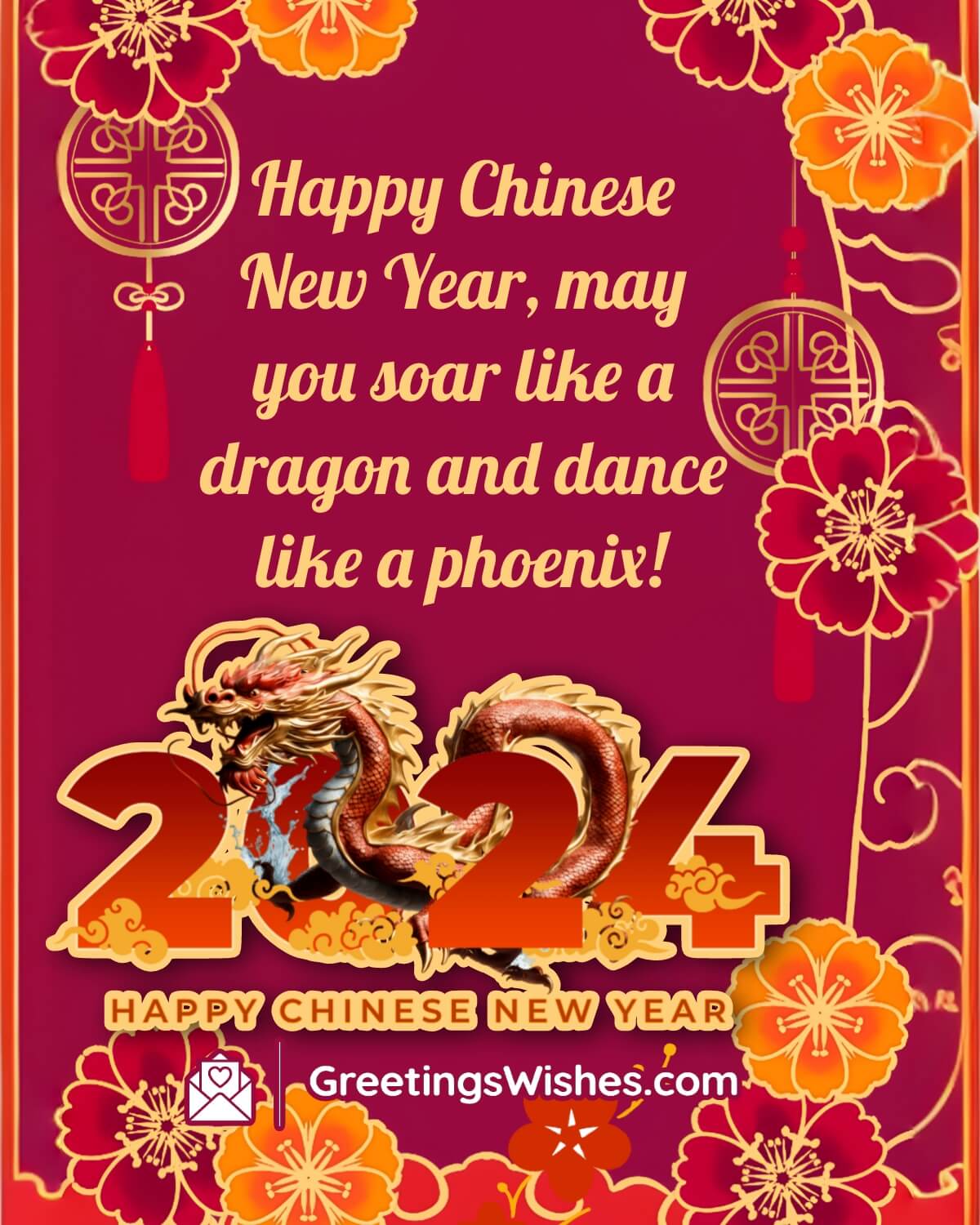 Happy Chinese New Year Wish 2024