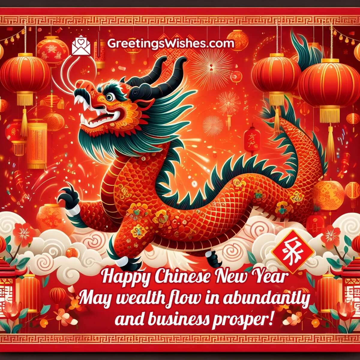 Happy Chinese New Year Wish For Clients
