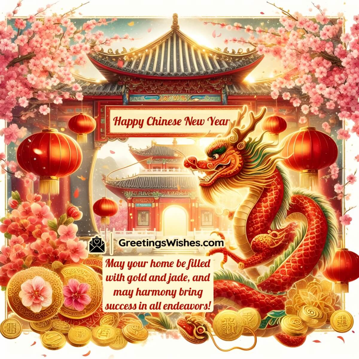 Happy Chinese New Year Wish Pic