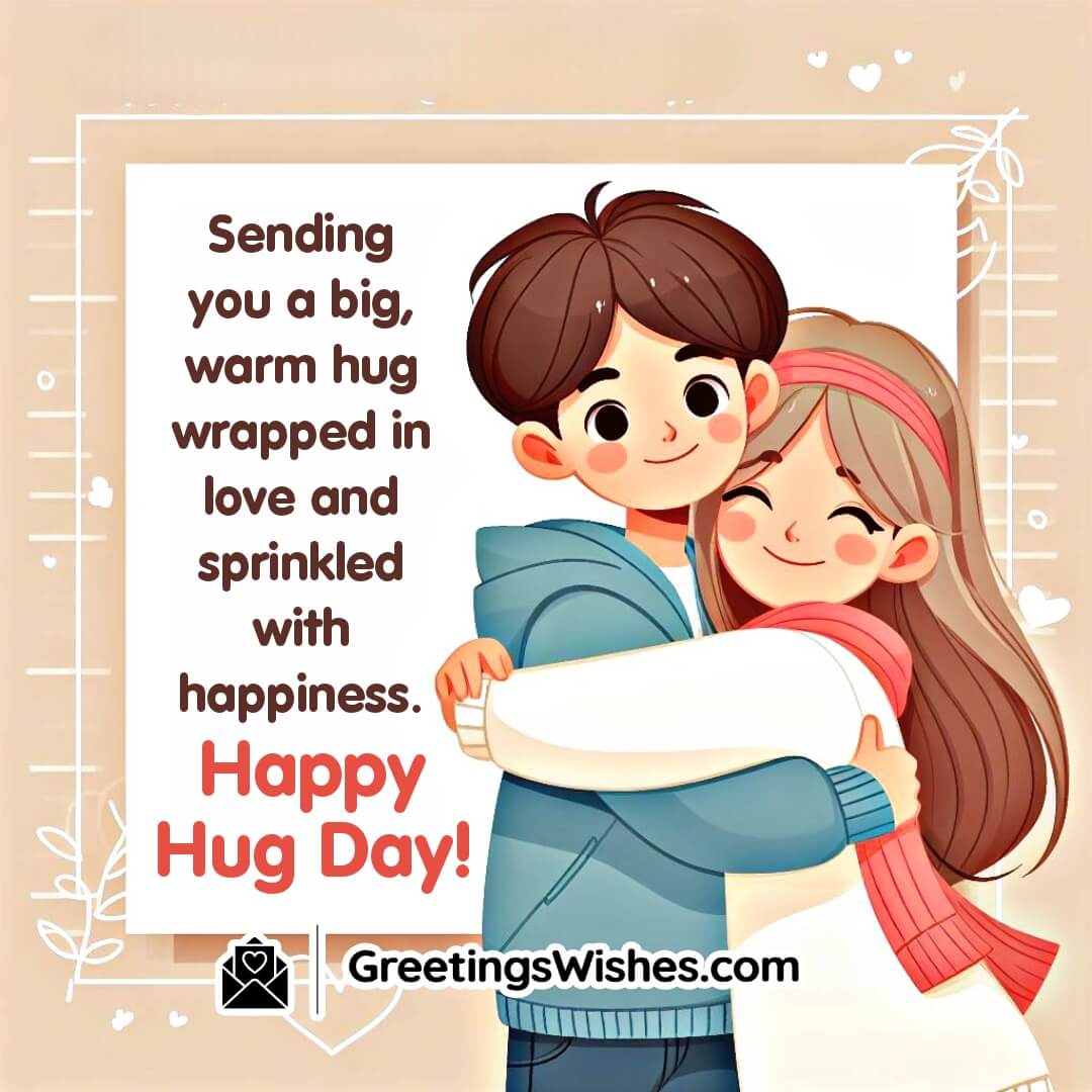 Happy Hug Day Greetings