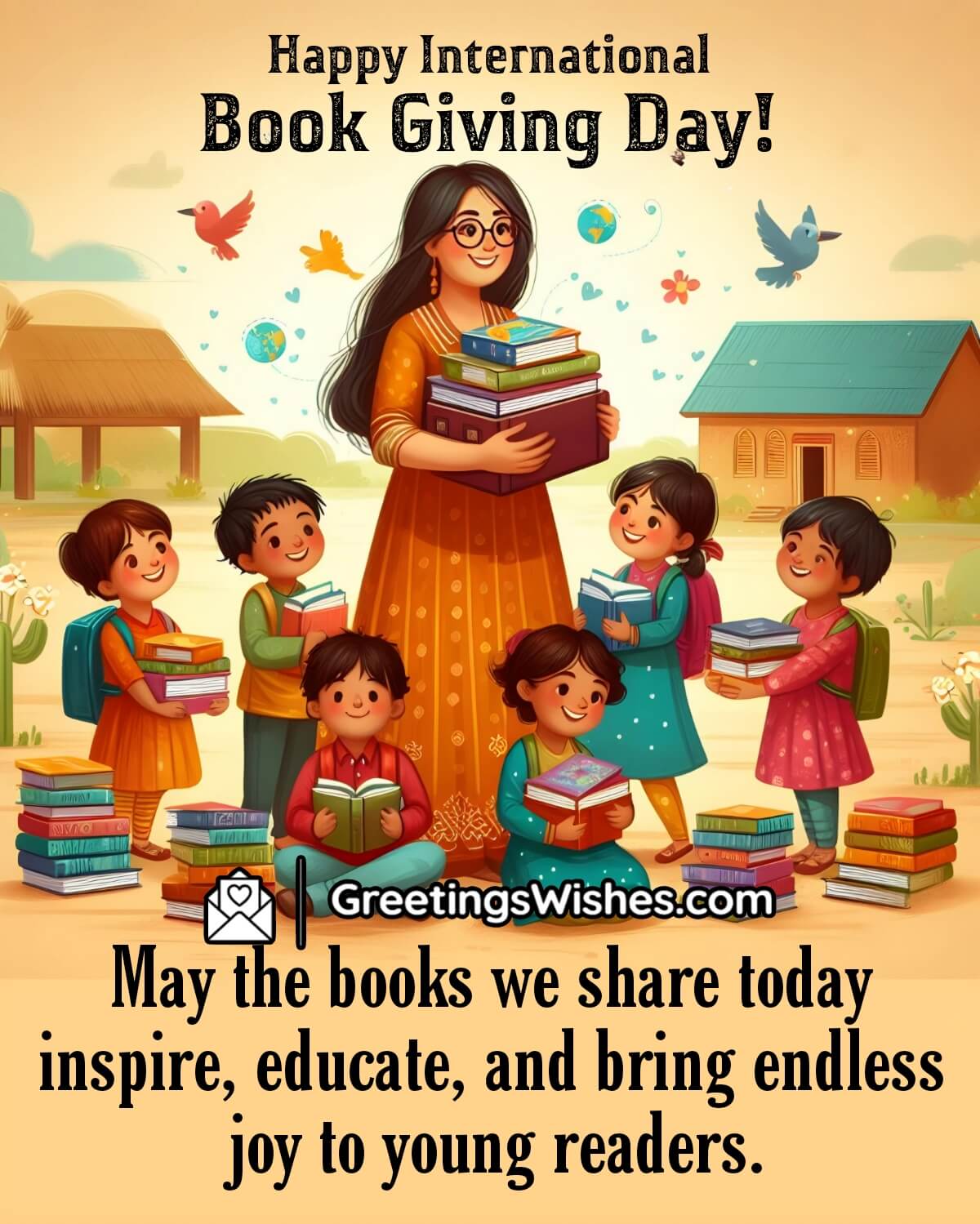 Happy International Book Giving Day Wishes