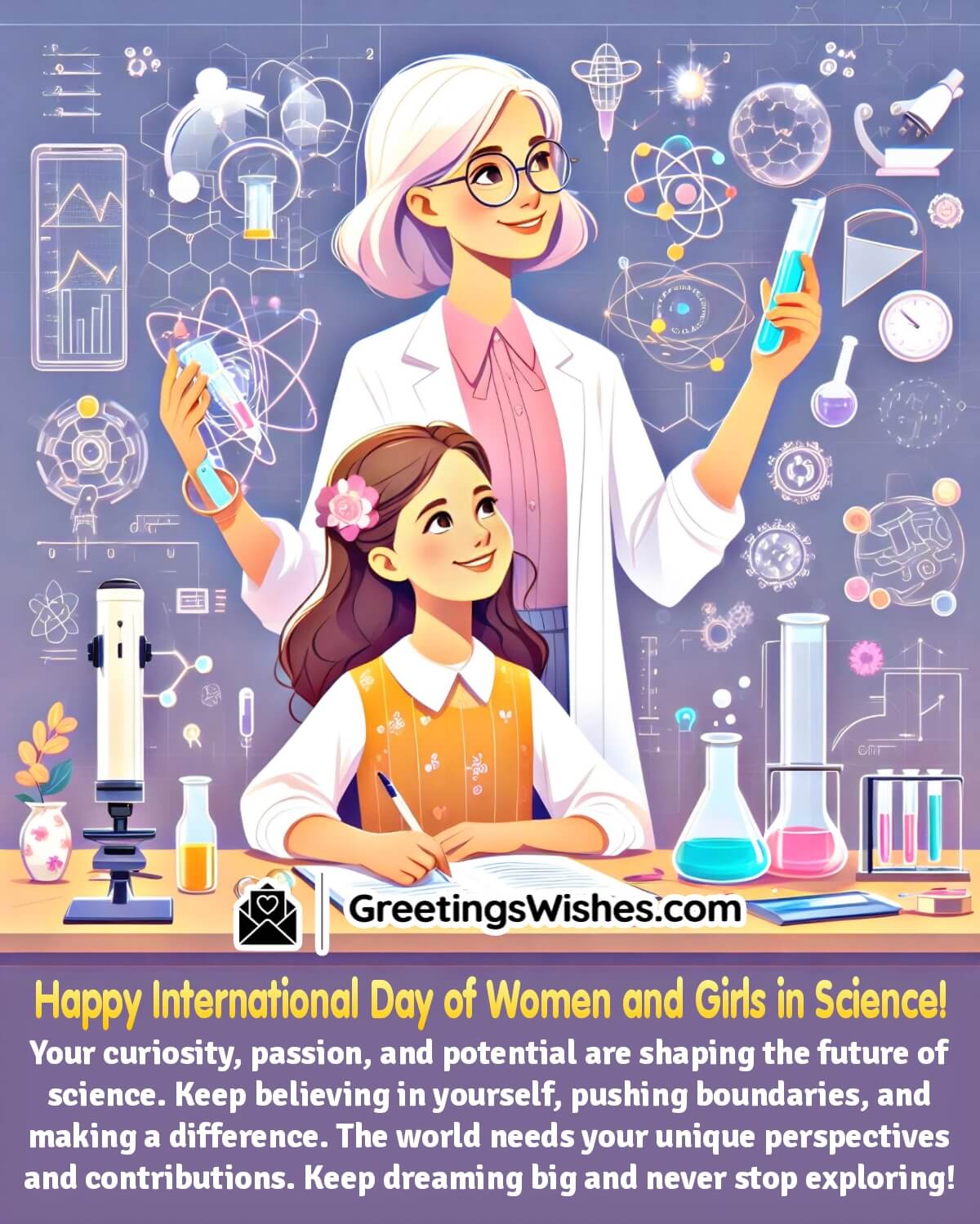 Happy International Day Of Women & Girls In Science Wishes