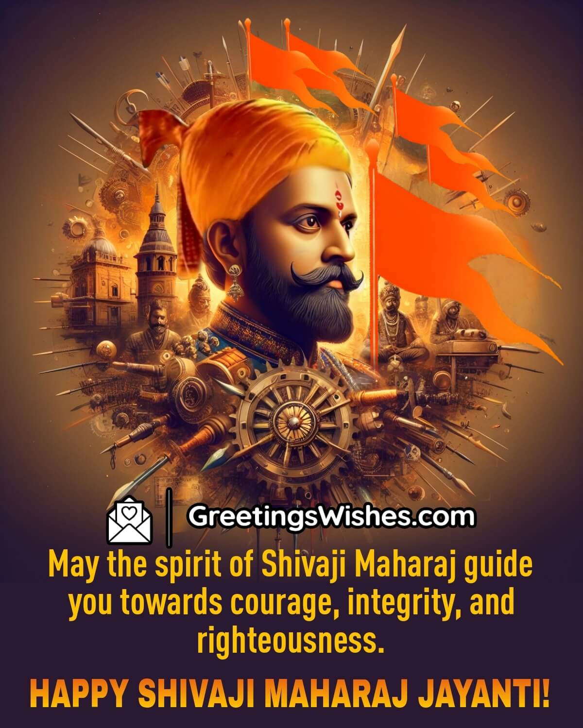 Happy Shivaji Jayanti Wish Photo