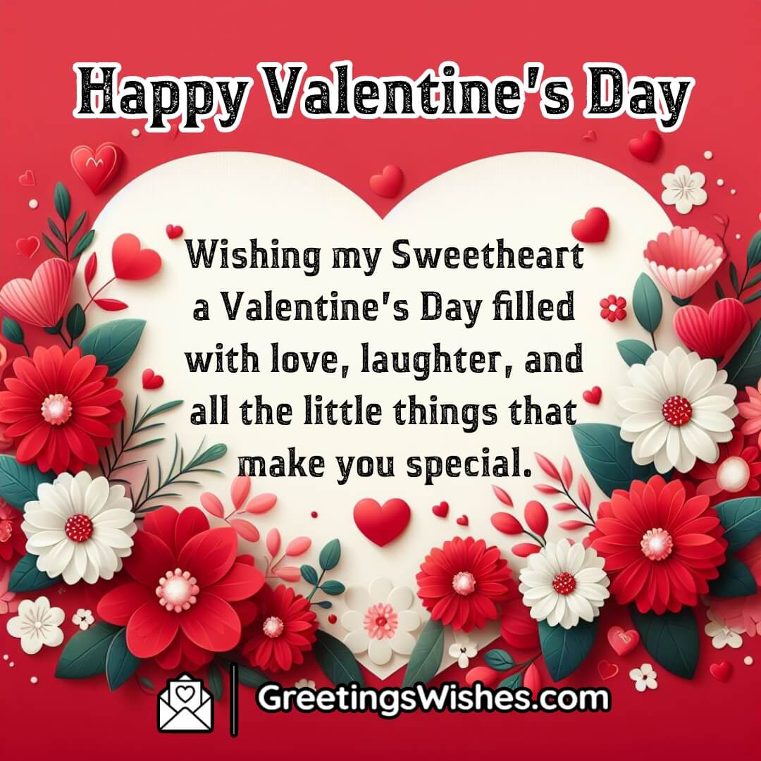 Happy Valentines Day Wishes For Sweetheart