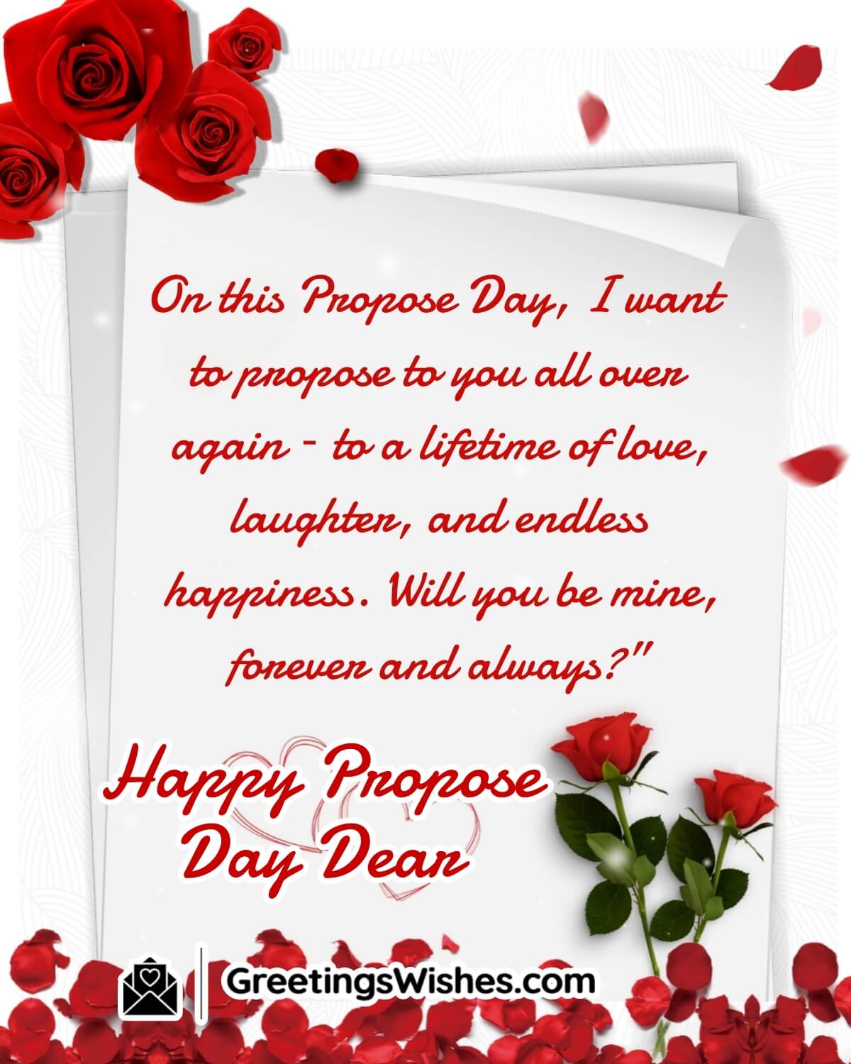 Propose Day Wishes For Wife