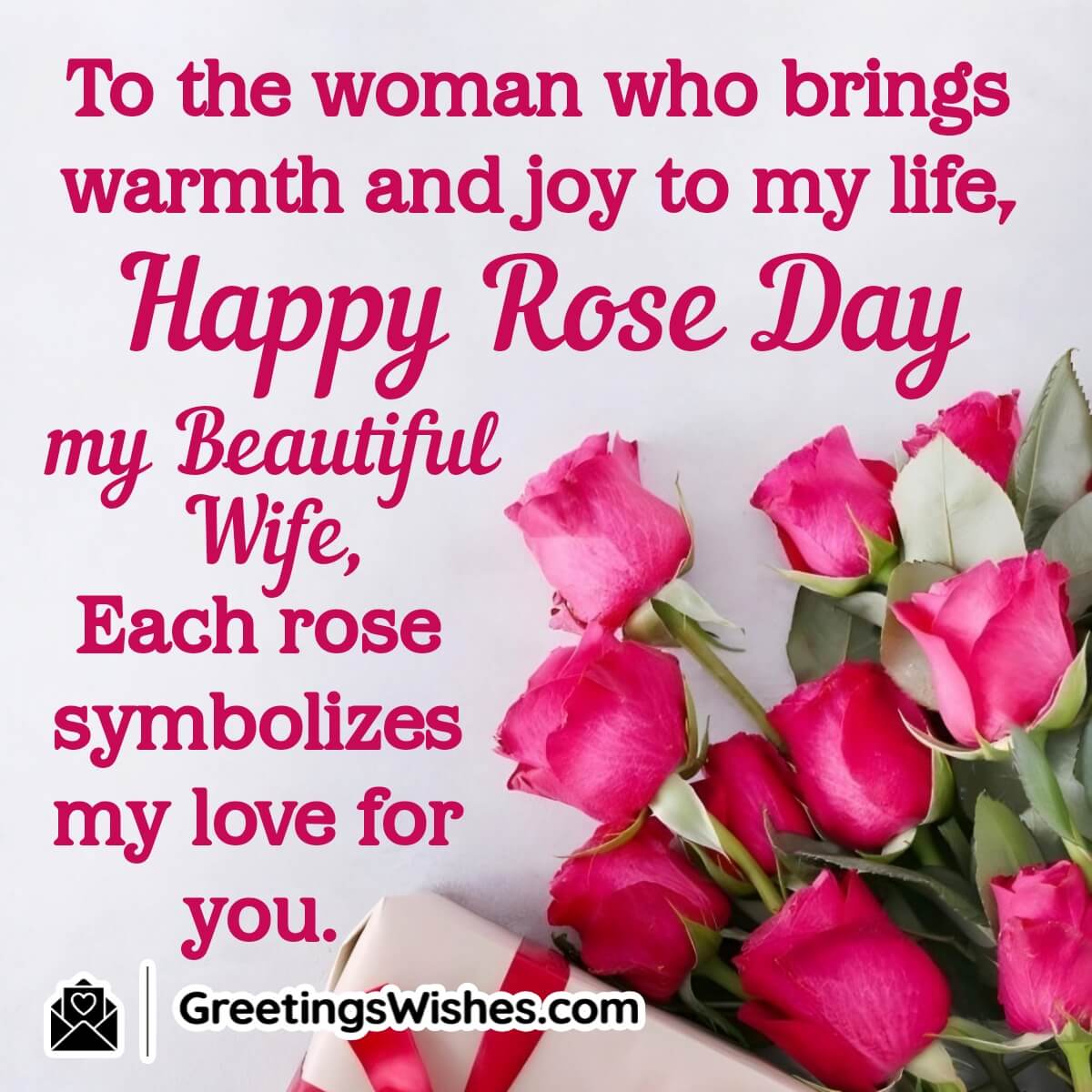 Rose Day Wishes For Wife