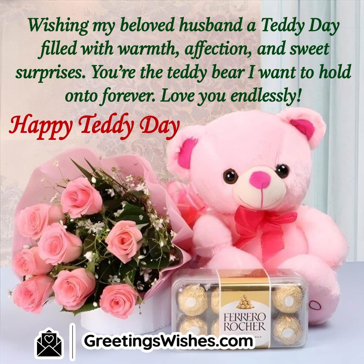 Teddy Day Wishes For Husband